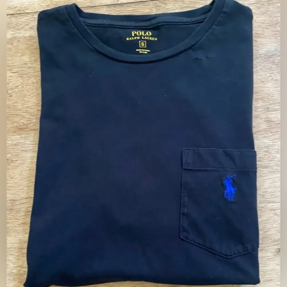 Polo by Ralph Lauren Men’s Small Black 100% Cotton Crew Neck Short Sleeve TShirt
